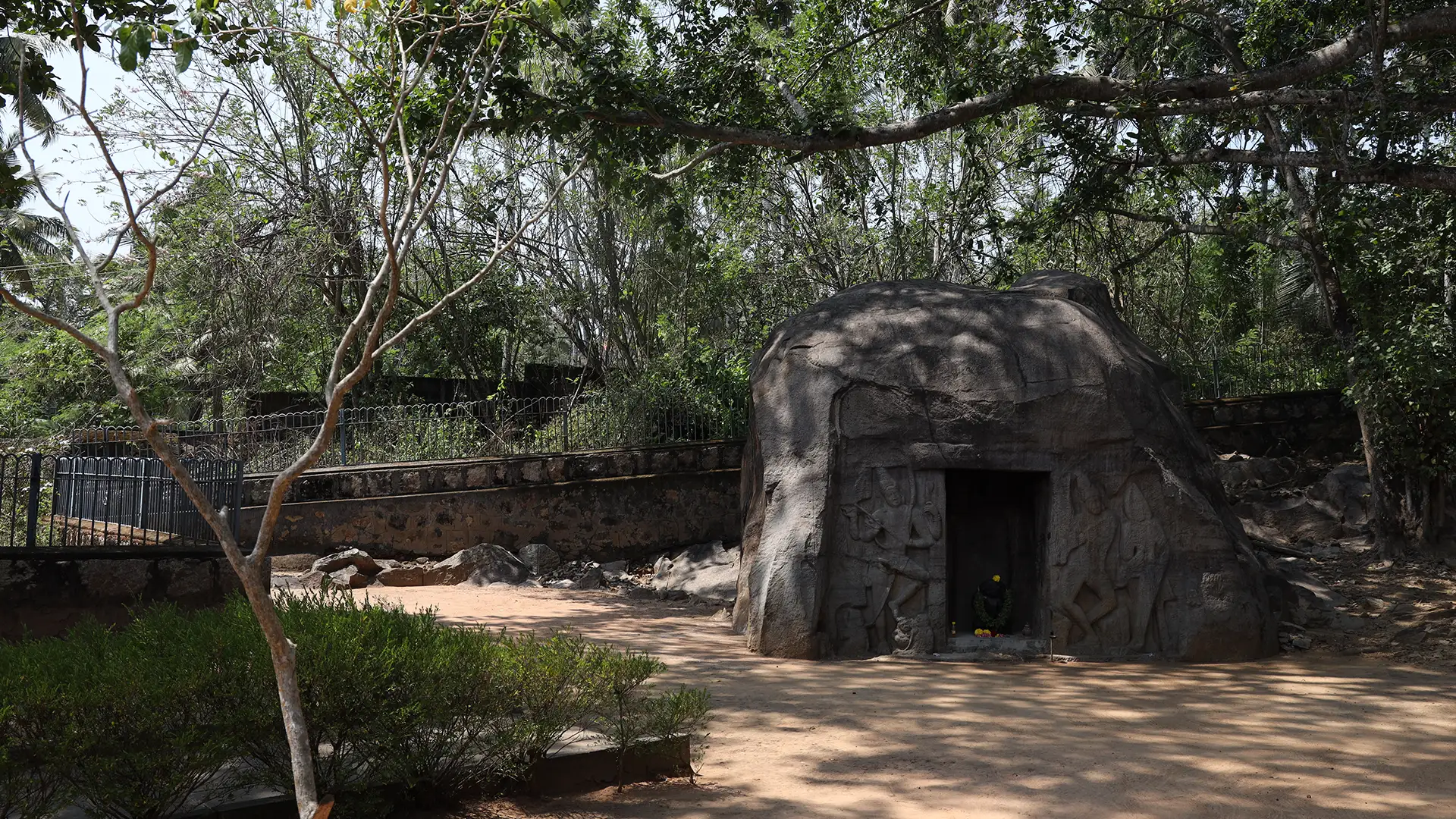 Vizhinjam Rock-Cut Cave Temple  in trivandrum